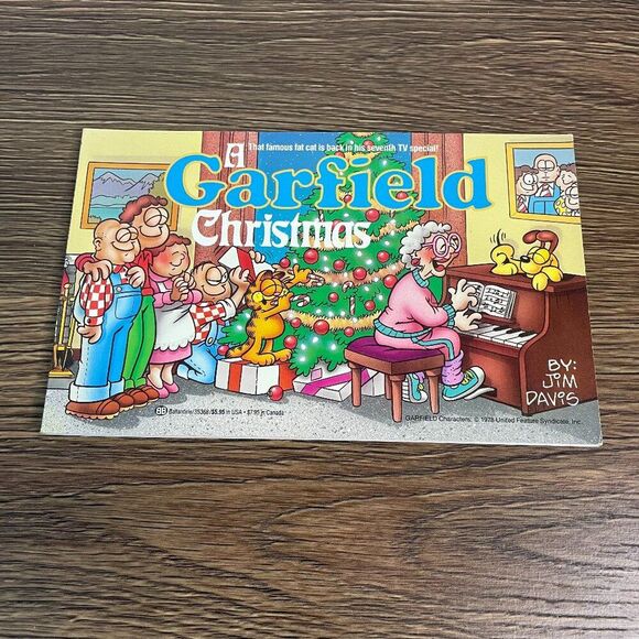 Garfield Other - Vintage 1987 A Garfield Christmas Comic Book by Jim Davis Paperback
